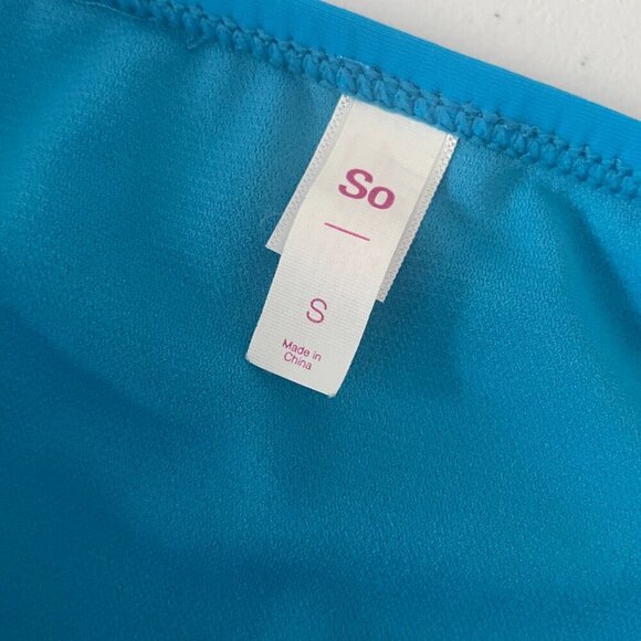 SO Juniors Bikini Bottoms Blue, Size Small NWOT - Picture 3 of 5